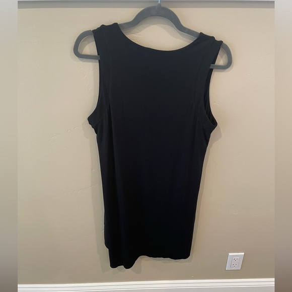 Krisa Asymmetrical Surplice Mini Dress in Cosmos - Picture 3 of 6